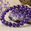 Natural Amethyst Bracelet – Stone of Peace, Wisdom & Spiritual Growth