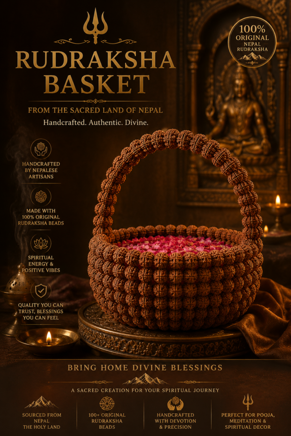 Rudraksha Basket Lord Shiva Rudraksha Basket