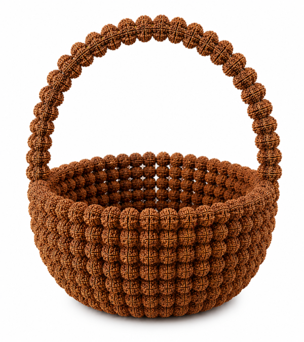 Rudraksha Basket White BG Rudraksha Basket